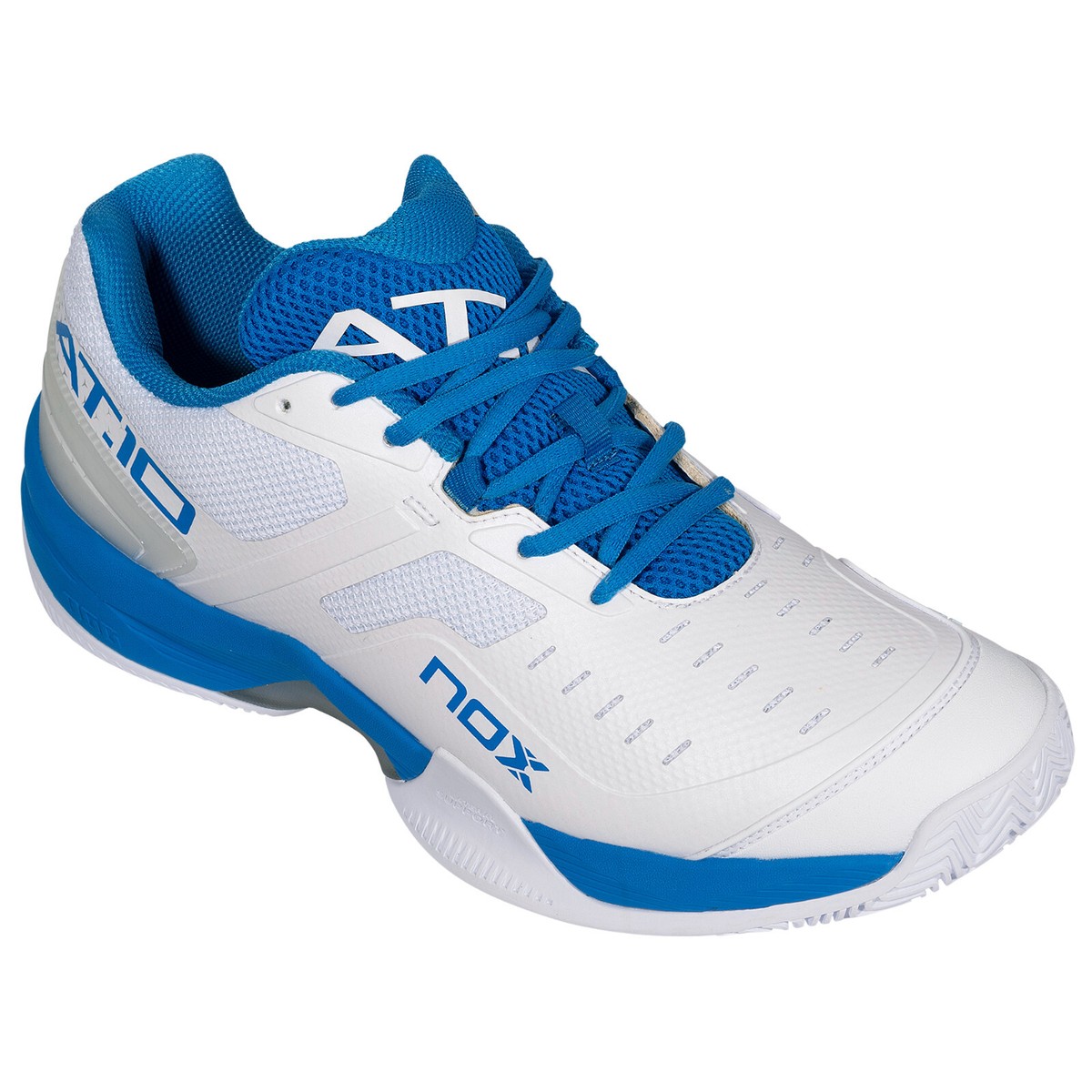 Padelschuhe NOX AT10 White/Sea Navy World Padel Tour Wpt Padel