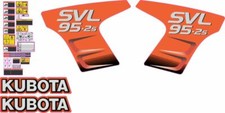 Kubota Svl95-s2 - Very Nice Aftermarket Decal Kit, High Quality Decals
