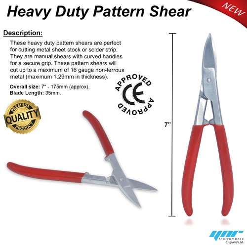 METAL TIN SNIPS JEWELLERS CUTTING SHEARS CRAFTS WIRE WORK STRAIGHT IN 4 STYLES - Picture 12 of 17