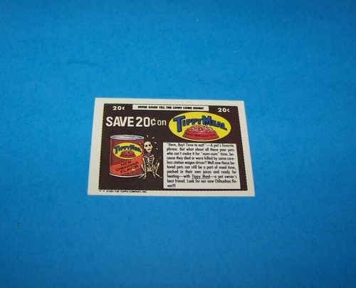 Wacky Packages 1991 Sticker #35 "The Real Gross Blisters" - Picture 2 of 2