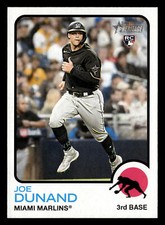 Joe Dunand 2022 Topps Heritage #512 Miami Marlins ROOKIE