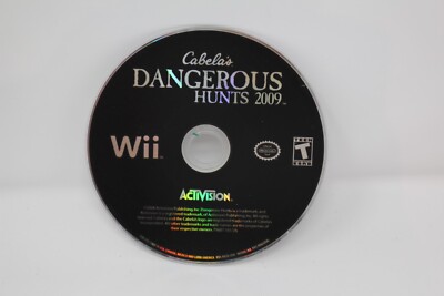 Cabela's Dangerous Hunts 2009 Nintendo Wii- Disc Only