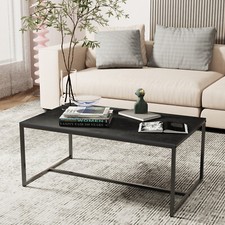 Sofa Side Coffee Table Heavy Duty Marble Cocktail Table fr Living Room Apartment