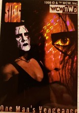 WCW/NWO--WRESTLING LEGENDS--NEW-- 1998 Prismatic Vending Machine Sticker  107 