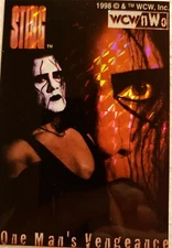 WCW/NWO--WRESTLING LEGENDS--NEW--(1998) Prismatic Vending Machine Sticker (#107)