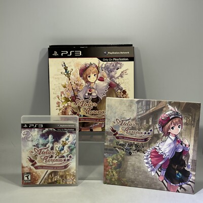 Atelier Rorona The Alchemist of Arland Premium Ed PlayStation 3 W/Art Book #ML