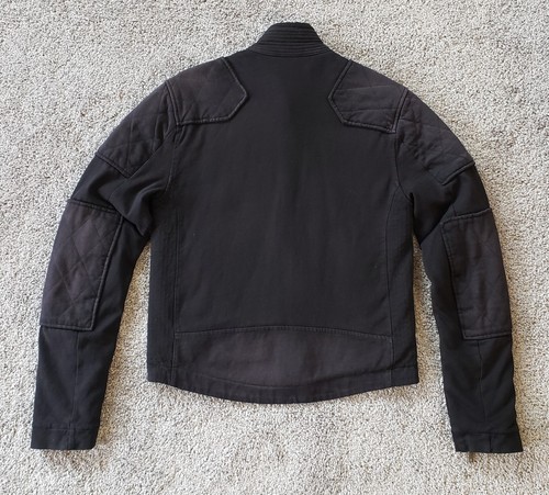Polo Ralph Lauren Jacket Womens S P Black Motorcycle Moto Café Racer Biker Coat - Picture 9 of 11