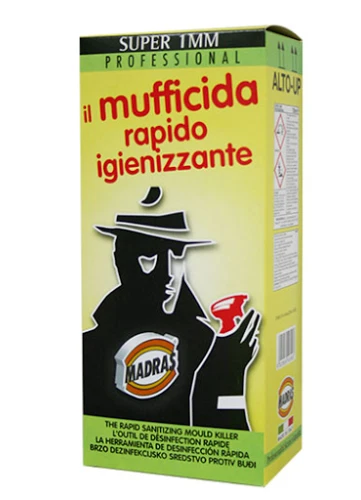 IL MUFFICIDA RAPIDO IGIENIZZANTE 750ML MADRAS SUPER SPRAY CONTRO LA MUFFE