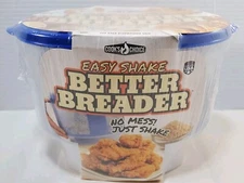Better Breader Bowl- All-in-One Mess-Free Batter Breading Station Cooks Choice