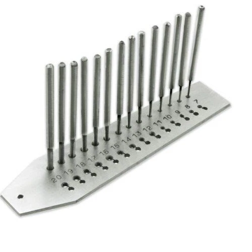 Micro Mini Tap Die Screw Plate Set 14 taps 0.7 2.0m Jewelers