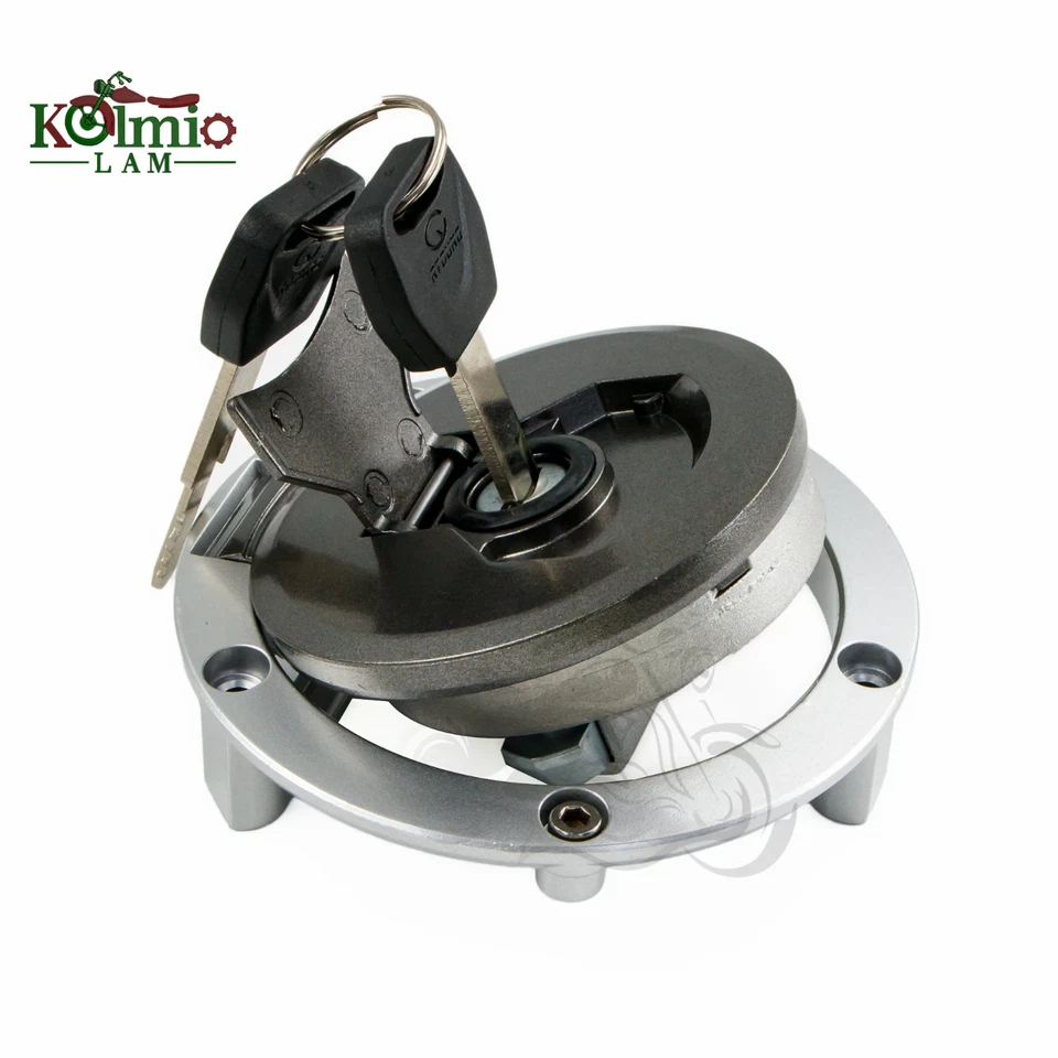 Tapa del tanque de combustible de gasolina cubierta llave de bloqueo apta para Honda VFR800FD 2015-2018 Foto 3 de 4
