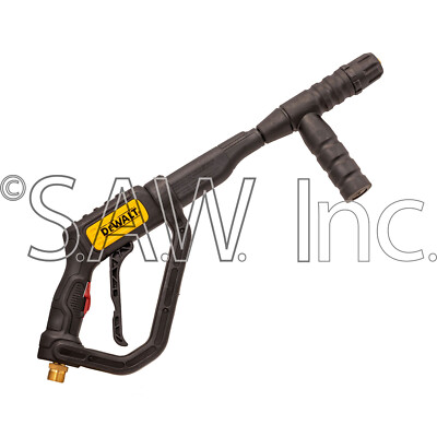 5140174-69 DeWALT OEM OR452 4500 Max PSI Trigger Gun 22MM Rear Hose Connection