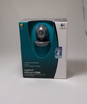 Logitech Webcam C500 Web Cam, New In Box