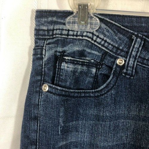 Vigold Blue Damen Gr: 3 Knöchellang Bootcut Leg Medium Wash Denim Jeans - Bild 5 von 6