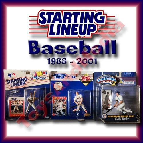1988-2001 BASEBALL Starting Lineup SLU Figures & Card Lot RC