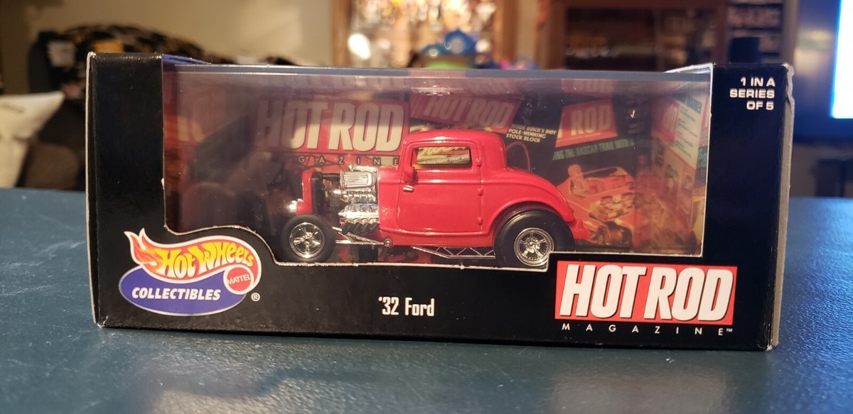 HOT WHEELS COLLECTIBLES HOT ROD MAGAZINE 1 IN SERIES OF 5 1