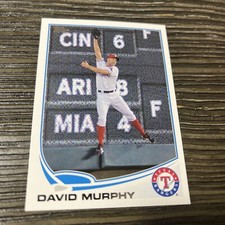 2013 Topps Series 2 Texas Rangers Baseball Card #558 David Murphy