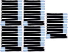 50x Rzep kablowy Taśma na rzep 200 x 20 mm jasnoniebieska Oczko Rzep Opaski kablowe Taśmy na rzep