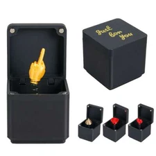 1/4Pcs Middle Finger in a Box Pop up Surprise Gift Box Novelty Prank Gift Box