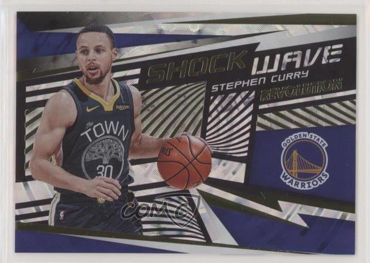 2019-20 Panini Revolution Shock Wave Fractal Stephen Curry #19 02cy