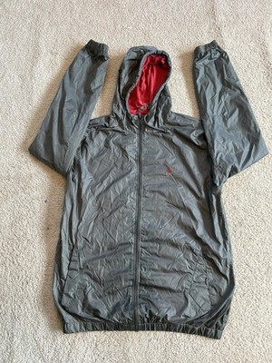 Volcom Windbreaker Jacket Men Large Vintage Y2K Skate Surf Hooded Lightweight