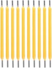 10 Pcs Yellow Edison Bulb LED Filament Lamp Parts DC3V DC12V Chip Incandescent L