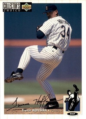 1994 Collector's Choice #494 Trevor Hoffman Silver Signature