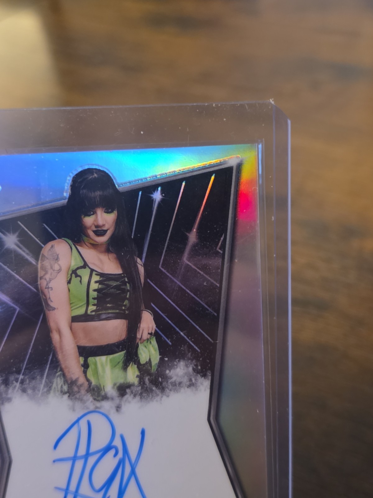 Tatum Paxley 2026 Topps Chrome WWE NXT Autograph Refractor Auto #NXT-TAT NXT view 3