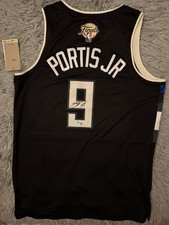 Bobby Portis Signed Autographed Milwaukee Bucks Finals Jersey Beckett COA Large