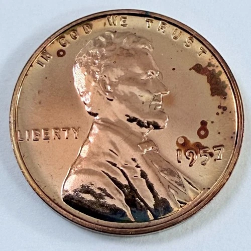 1957 Lincoln Wheat Cent- Choice Gem Proof Luster #7197