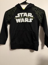 Kids Star Wars  The Force Awakens  Graphic,Gamer Style Black pullover hoodie SZ6