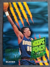 Dikembe Mutombo 1995-96 NBA Hoops Basketball Hoops Power Predator Denver NUGGETS