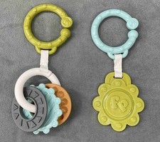 Fisher Price Sit Me Up Floor Seat Cute Sloth Replacement Part Pair Teethers Gear