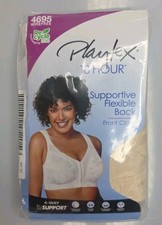 Playtex 18 Hour Front-Close Wirefree Bra Flex Back Comfort Strap 38C 4695 Beige