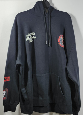 Crooks & Castles Men's XXL Hoodie Doberman Graphic Black Hooded Sweatshirt