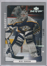 Mike Dunham 2000-01 Upper Deck MVP First Star #/25