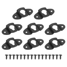 8Pcs Wall-Mounted Speaker Hanging Brackets with Screws, 1.89 x 1.02In
