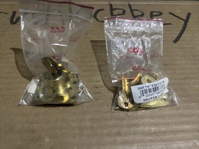 Brand New-Lot Of 2-CCL Security Products Drawer Lock 7/8  Slam Latch Disc Lock