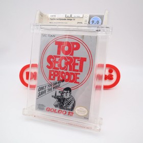 NES Nintendo TOP SECRET EPISODE: GOLGO 13 - WATA GRADED 9.0 B+! NEW & Sealed!