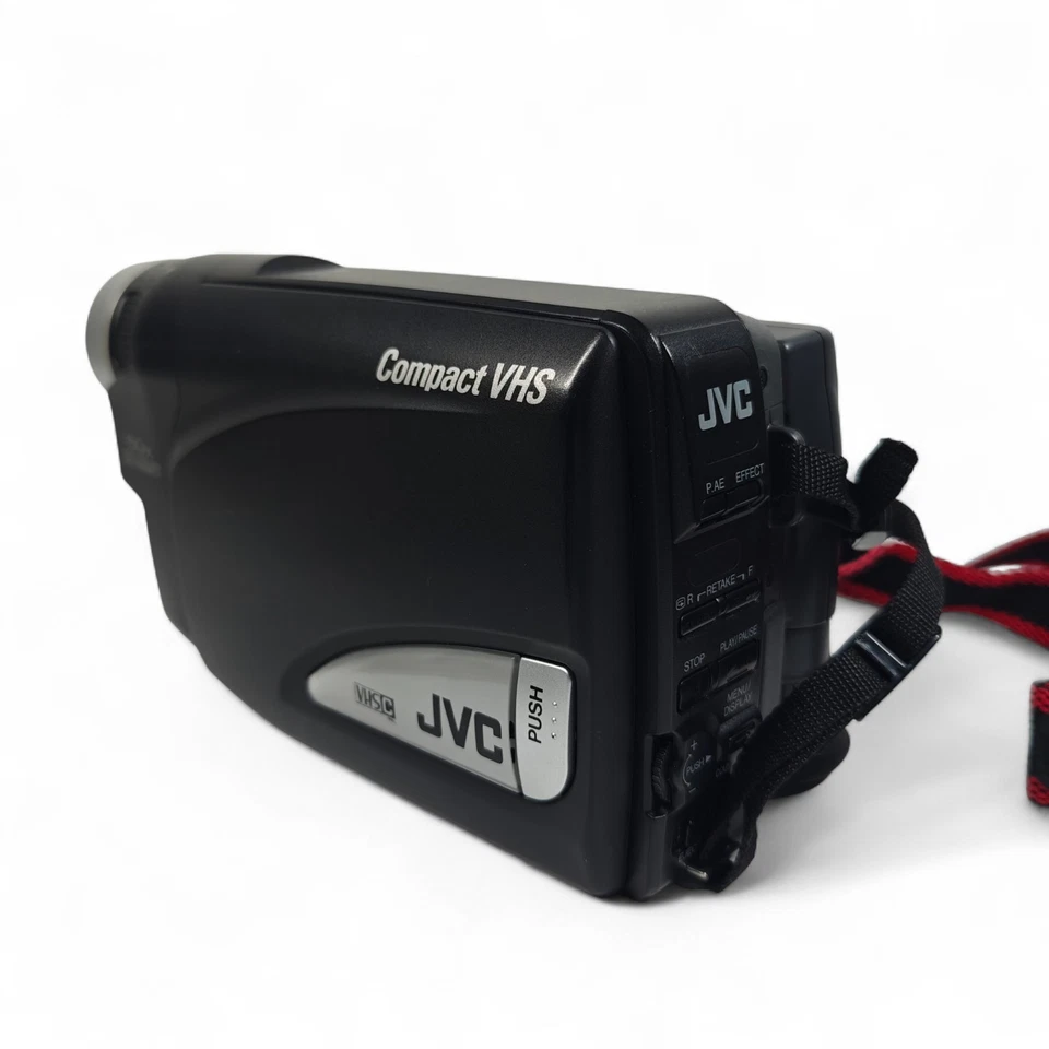 JVC GR-FX11EK 50x Zoom VHSC Camcorder Retro Video Camera, Charger, Bag - Image 3 of 4