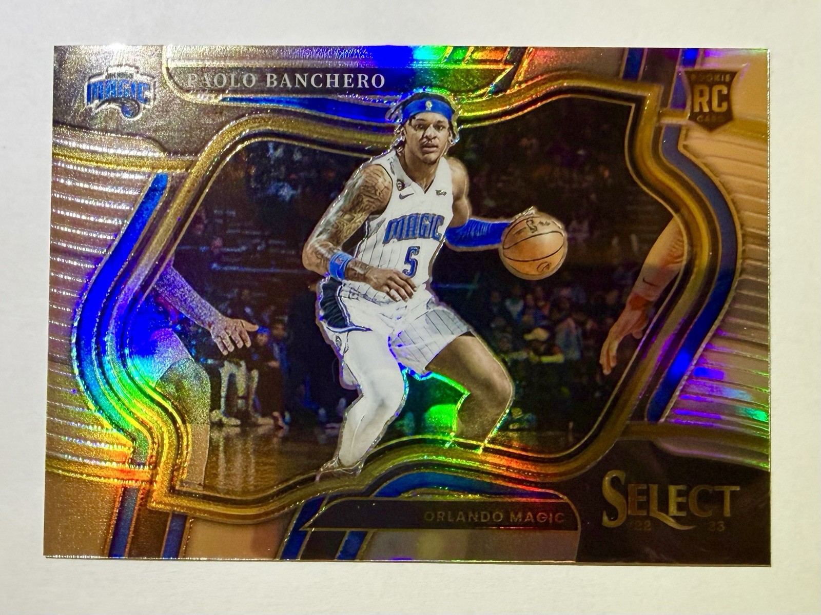 2022-23 Panini Select #295 PAOLO BANCHERO Silver Courtside Rookie Prizm Magic SP