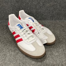 ADIDAS Samba OG Shoes Men's Size 10 Cloud White Solar Red