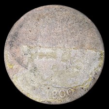 1800 USA. Draped Bust Dime. Heraldic Eagle. Silver. Philadelphia Mint. KM-31.