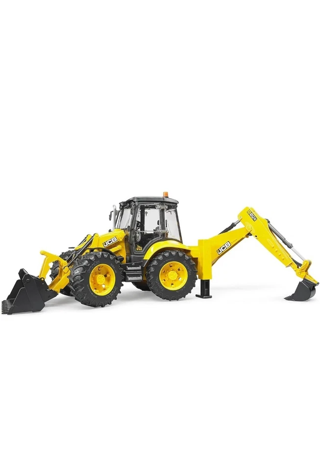 Bruder 02454 Caricatore - Escavatore eco JCB 5CX - Giocattolo - Scala 1:16 - Immagine 2 di 4