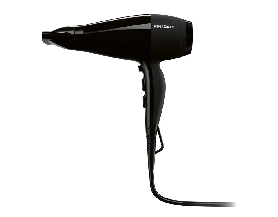 Silvercrest Haartrockner Föhn Haarföhn AC Profi SHAC 2400 C2 Schwarz *B-Ware