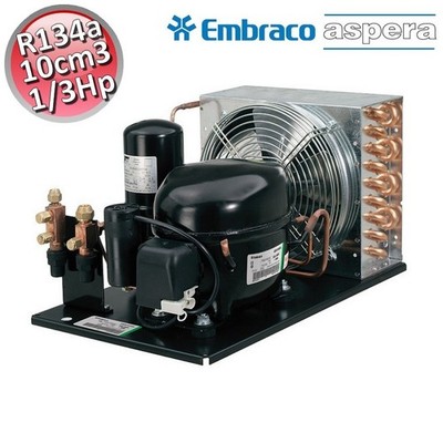 Ventilmotor-Kondensatoreinheit UNEK6187Z Embraco Aspera Gas R134A MHBP