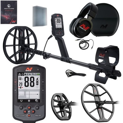 MINELAB Manticore High Power Metal Detector with M8 & M15 Coils MULTI-IQ+