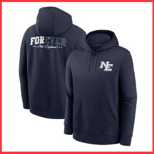 SALE 30 - New England Patriots 2025 Rivalries Fleece Hoodie Navy Reprint Gildan