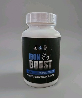 Iron Boost Male Support Supplement Advanced Formula IronBoost 60 Caps 6/27