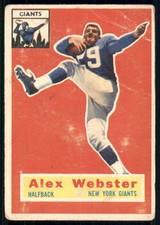 1956 Topps #5 Alex Webster